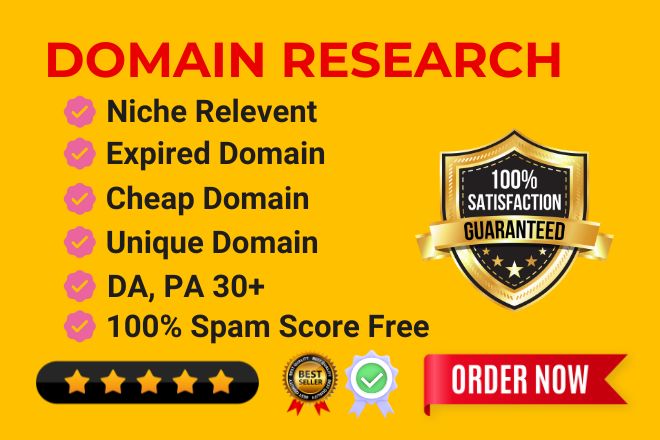 I will find best expired domain research for your targeted niche