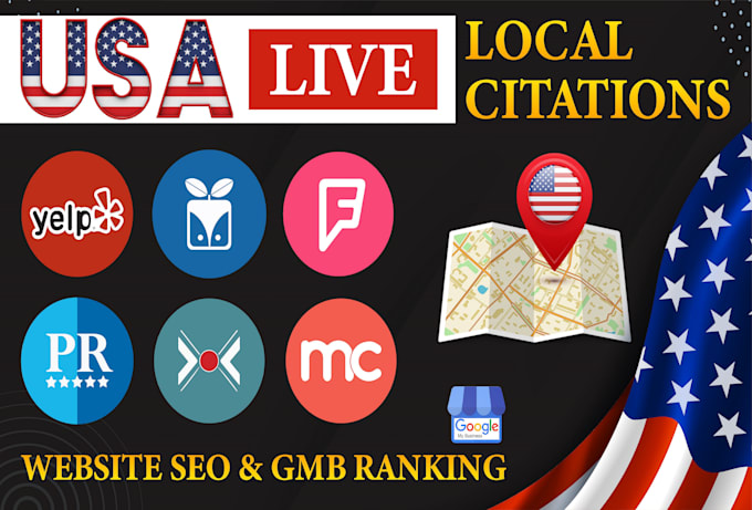 I will build 100 high authority USA local citations for your business SEO