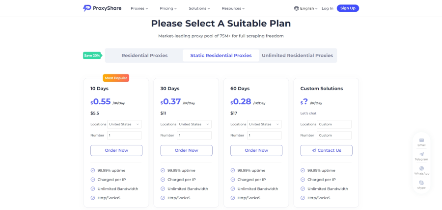 Best Residential Proxy offering data collection solutions.