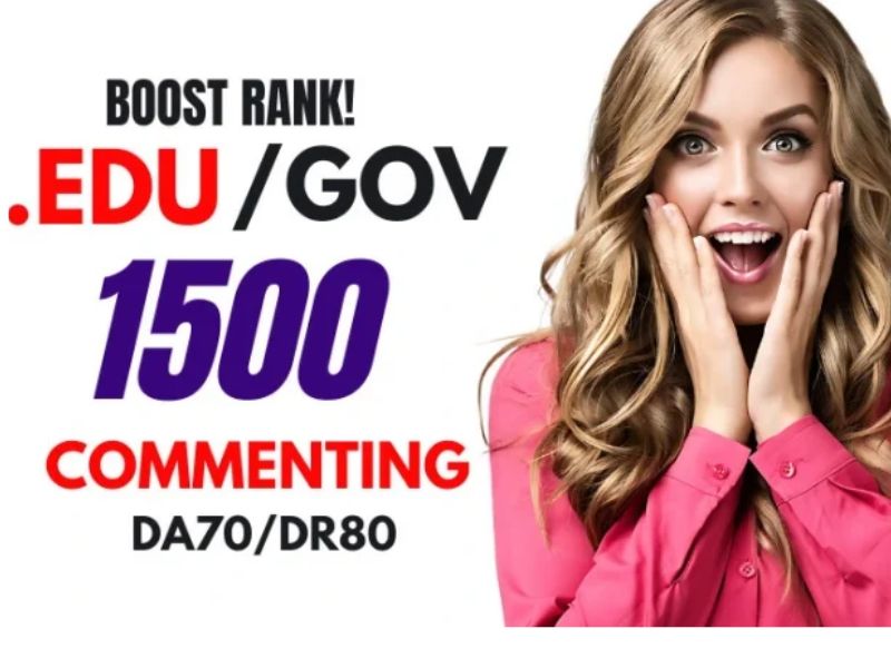 Boost Keyword Ranking on Google 1500 EDU & GOV Blog Commenting Backlinks