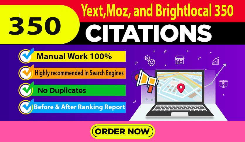 I will do 55 USA, canada, UK, australian, germany, india, local citations SEO directrories