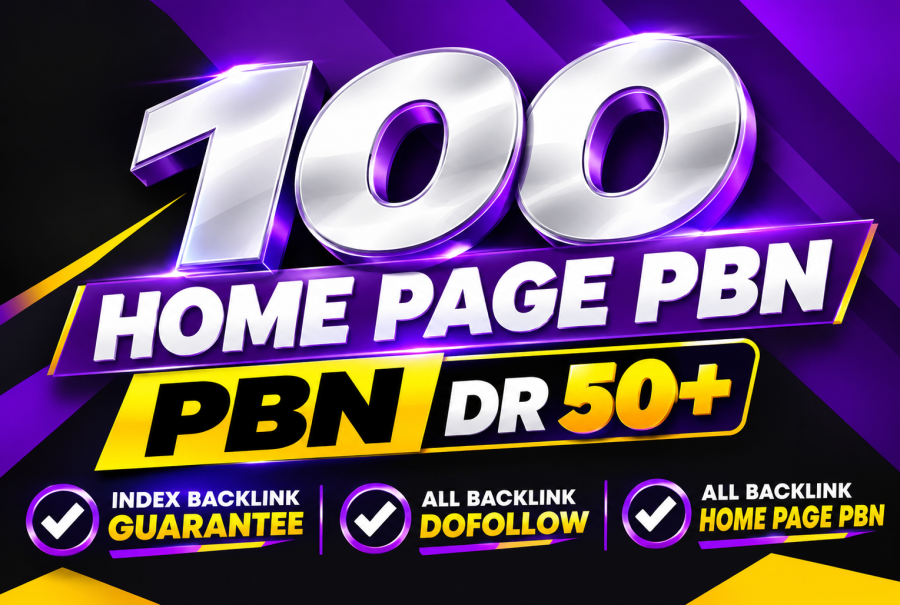 Boost Your Website Rankings With 100 High DR 50+ Homepage PBN Backlinks
