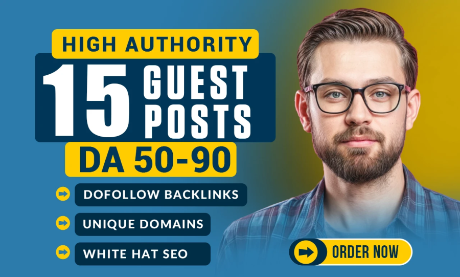 I will do seo guest post and high da guest post with dofollow backlinks