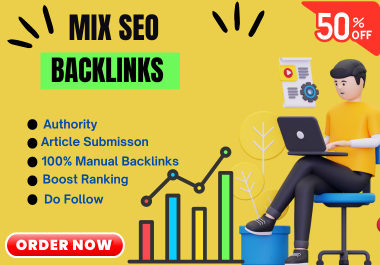 White Hat SEO 120 mix backlinks 