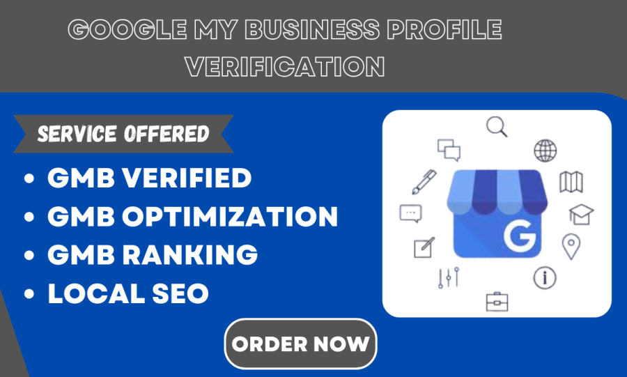 I will do your Gmb listing, optimizing with instant verification for local seo business ranking