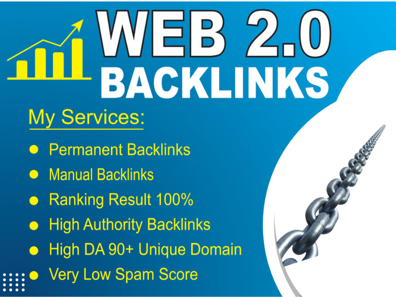 I will build manual 100 web 2.0 backlinks
