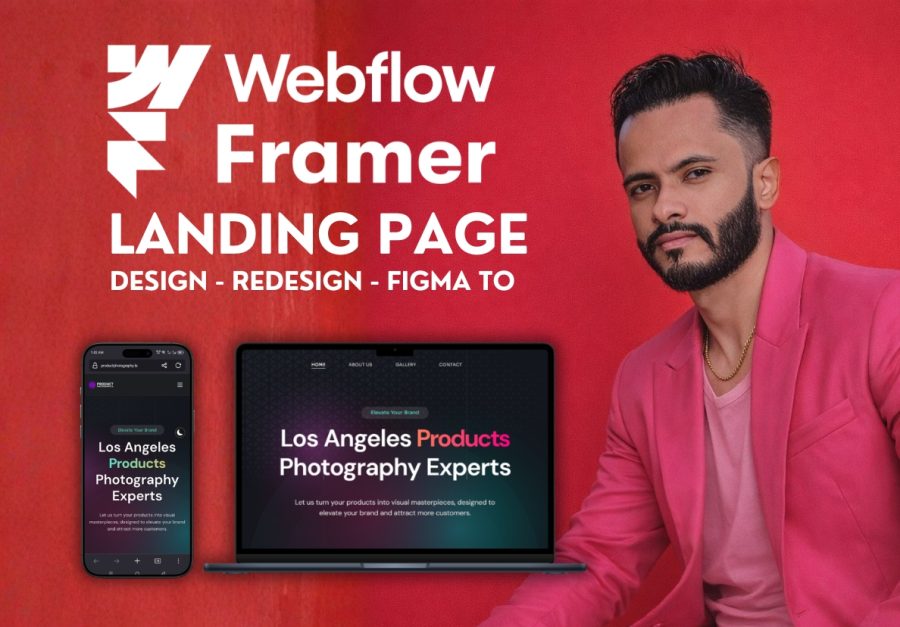 Webflow or Framer Landing Page | Figma to Webflow | Webflow Expert | webflow landing page