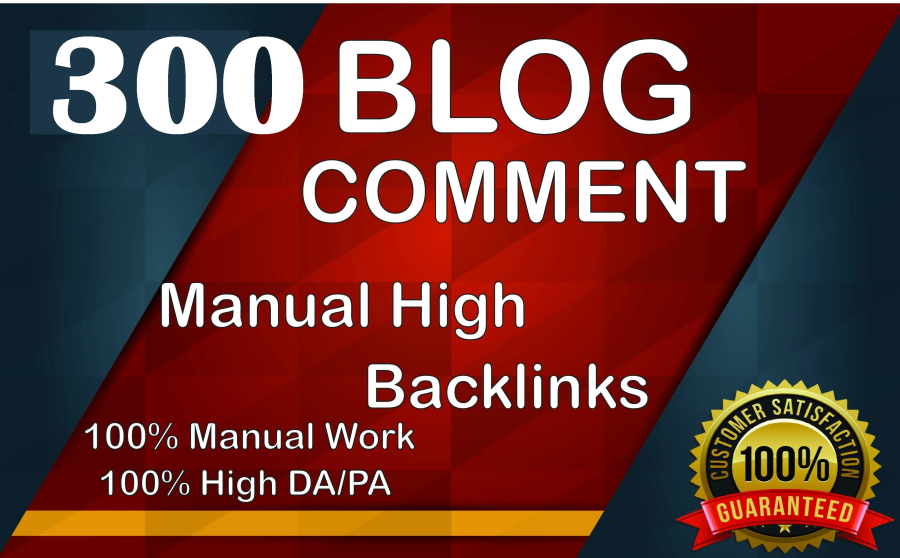 300 seo dofollow blogcomments backlinks 