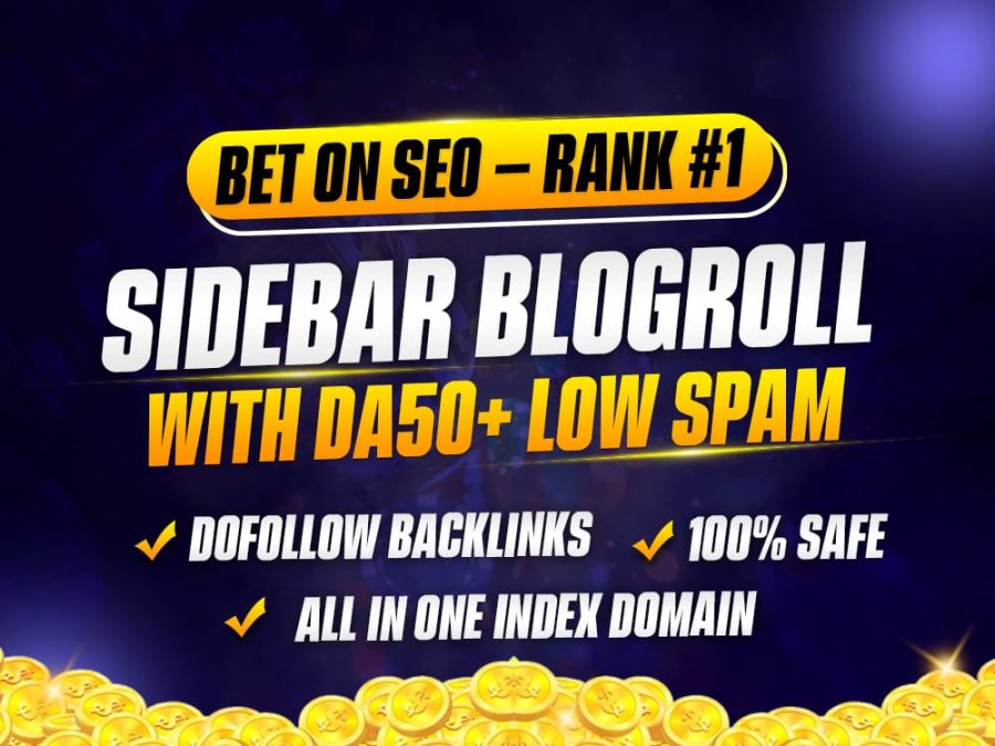 Boost Your Website with 250 Powerful DA50+ Homepage Sidebar Blogroll