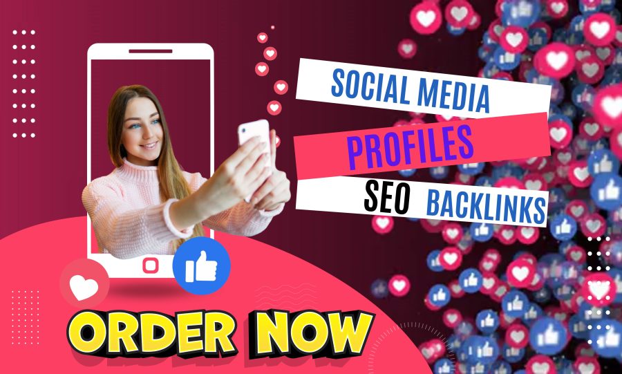 I will do 100 SEO profile backlinks from high da pa authority