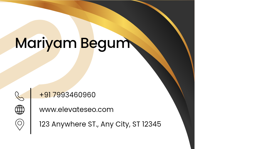 Excellent business card for your business 