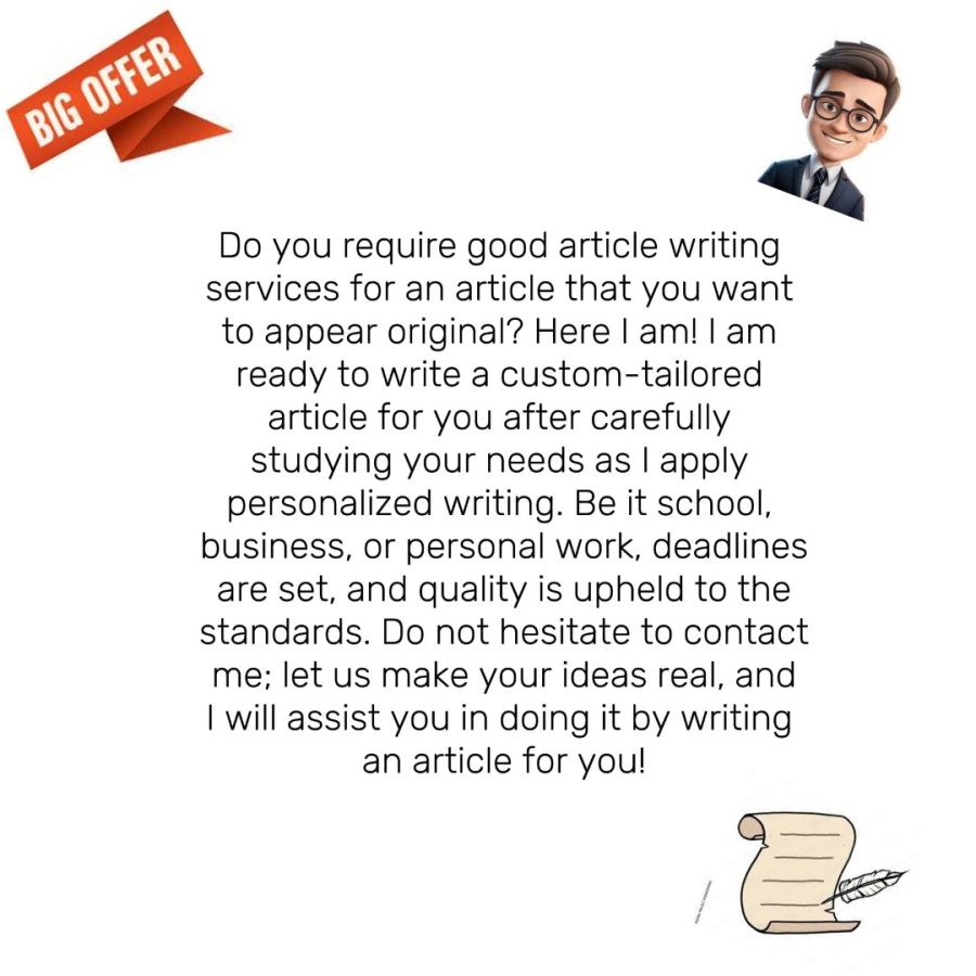 Let Me Write Your Perfect Article" Writing Services You Can Trust"