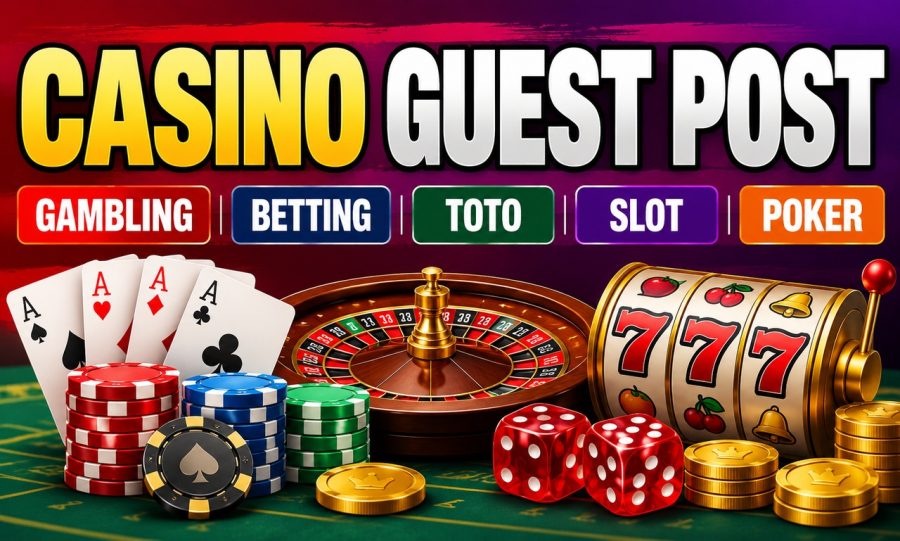 I Will Build 4 Casino Guest Posts Backlinks on Gambling, Betting, Toto, Slot & Poker Sites