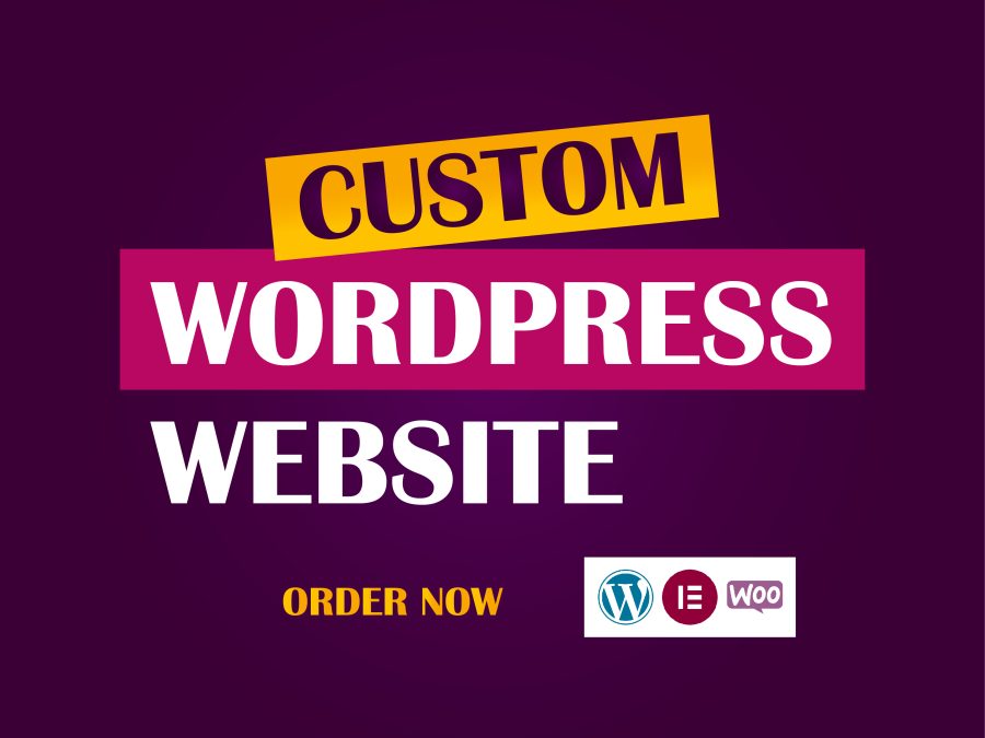 Custom WordPress site development & landing page with Elementor
