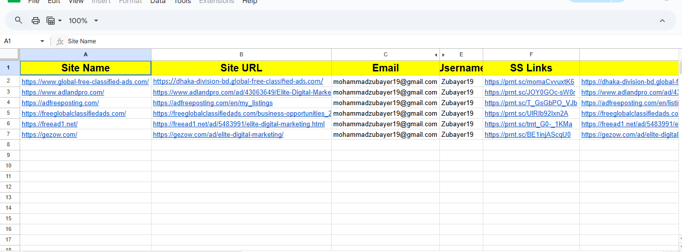 100 High-Quality Classified Ads Backlinks for SEO Improvement