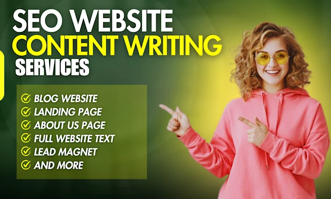 I will be your SEO website content writer, website content writer, article writing