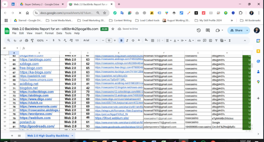  I will create 30 dofollow web2.o backlinks