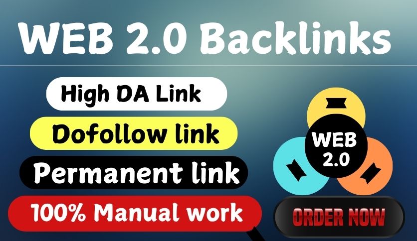 I will create 100 dedicated Web2.0 Backlinks 
