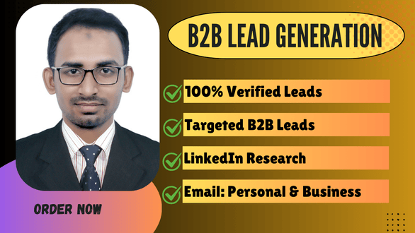 I will do targeted b2b leads, business leads, linkedin leads and prospect list