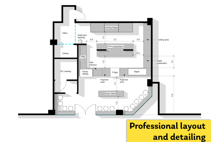 I will make professional 2d and 3d architectural cad drawings