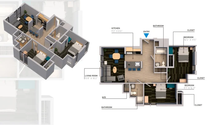 I will do 3d model house, 3d exterior home, interior design,3d architectural rendering