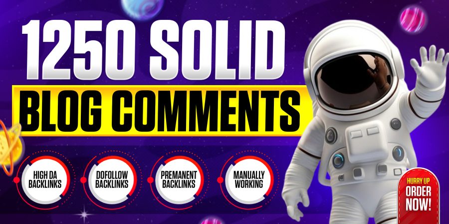 1250+ Solid Blog Comments on High DA/PA, Low OBL Sites with Dofollow Links