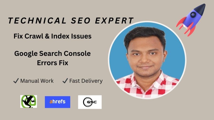 I will fix Google indexing, crawling and technical SEO issues