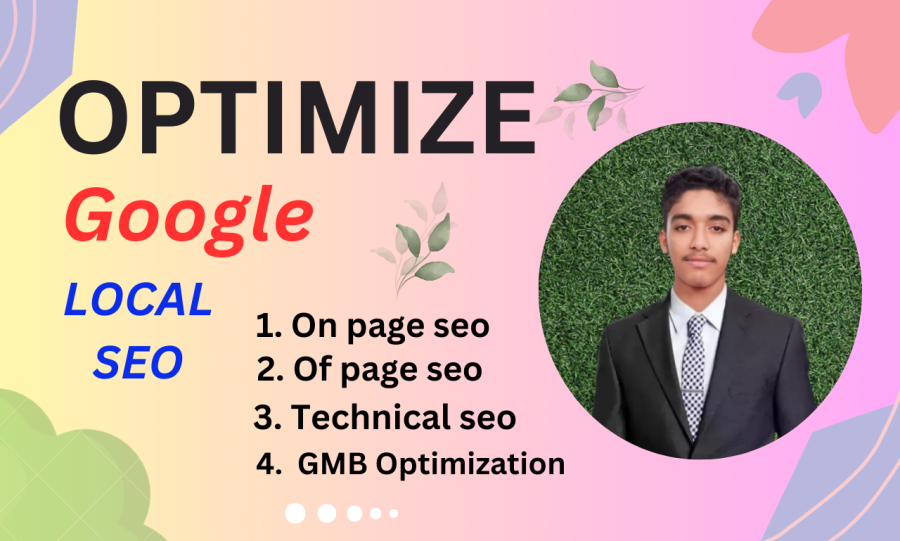  I will boost your local SEO optimize google my business and gmb ranking