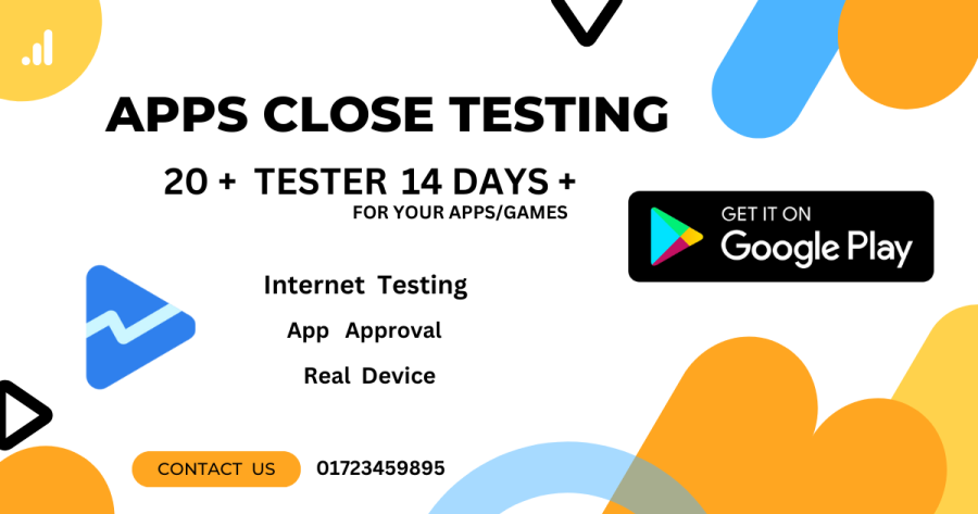 I will give you app close testing service on 20+ experienced testers with real devices in 14+ days.
