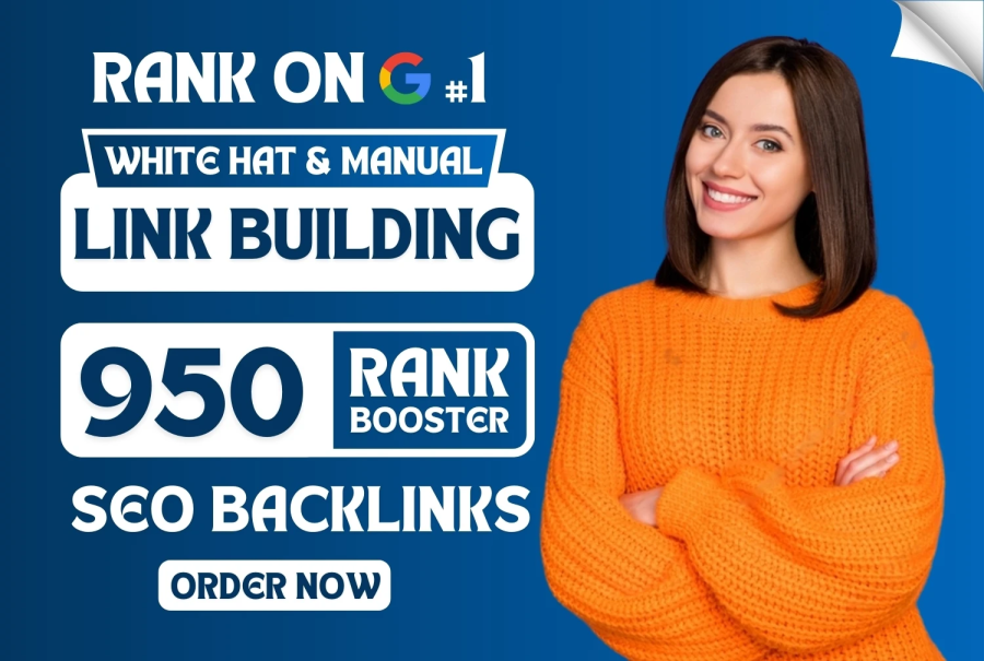 I will do website off page seo backlinks link building for google ranking