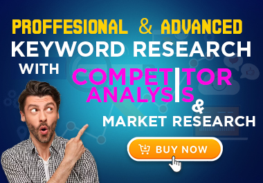 profitable SEO keyword research with On-Page Implementation & competitor analysis to rank your site