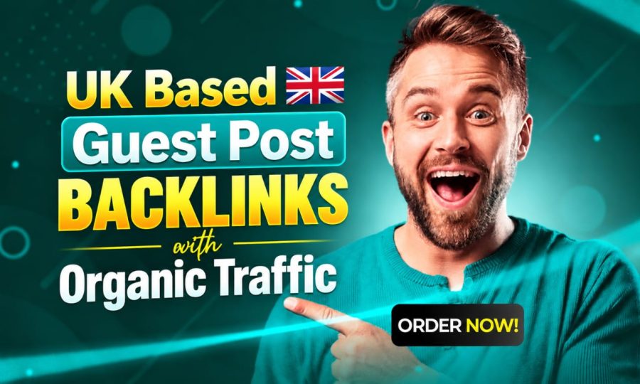 1 UK BASED GUEST Posting Backlink with organic Traffic.
