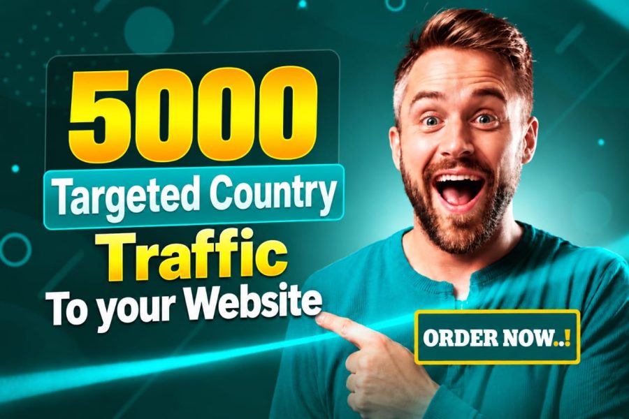 5000 Traffic From any targeted Country to your website