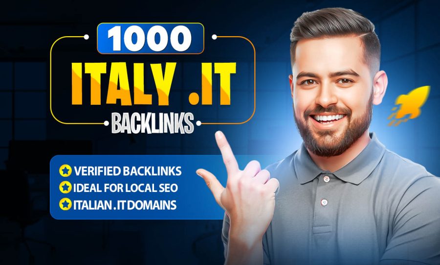 1000+ Italy .IT SEO Backlinks for Local Rankings