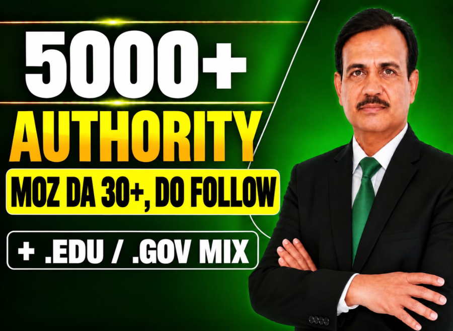 Build 5000+ DA 30+ Dofollow EDU & GOV Backlinks