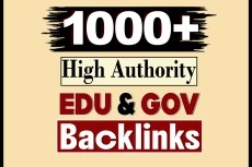 Build 1,000+ High Authority EDU and GOV Backlinks for Website SEO