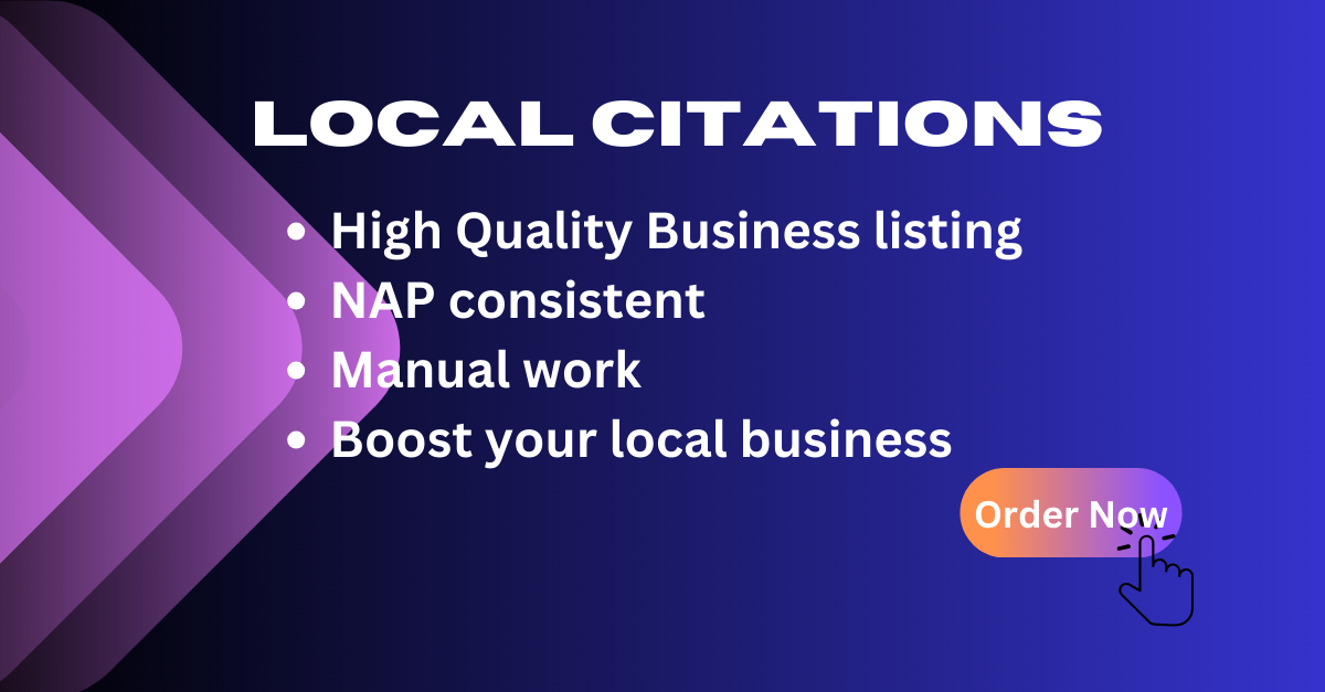 I Will Build 65 High Quality Local Citations and Directory Submissions for Local SEO 
