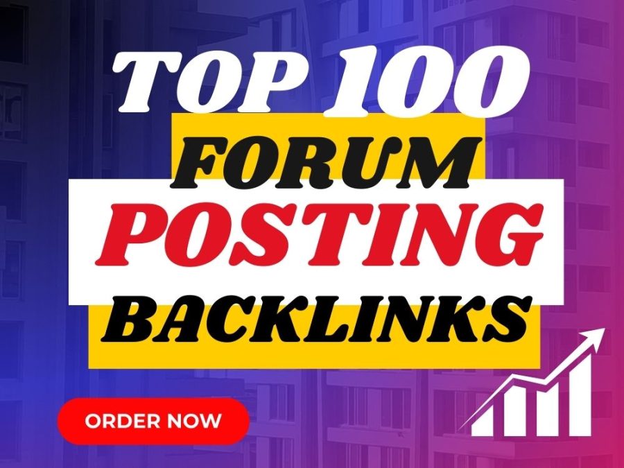 I will do 90 do-follow forum backlinks posting for ranking your website