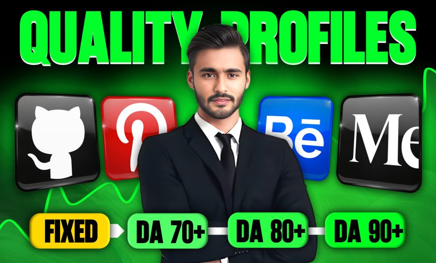 Get 75+ High DA 70-90+ Brand Profile Backlinks To Boost Ranking