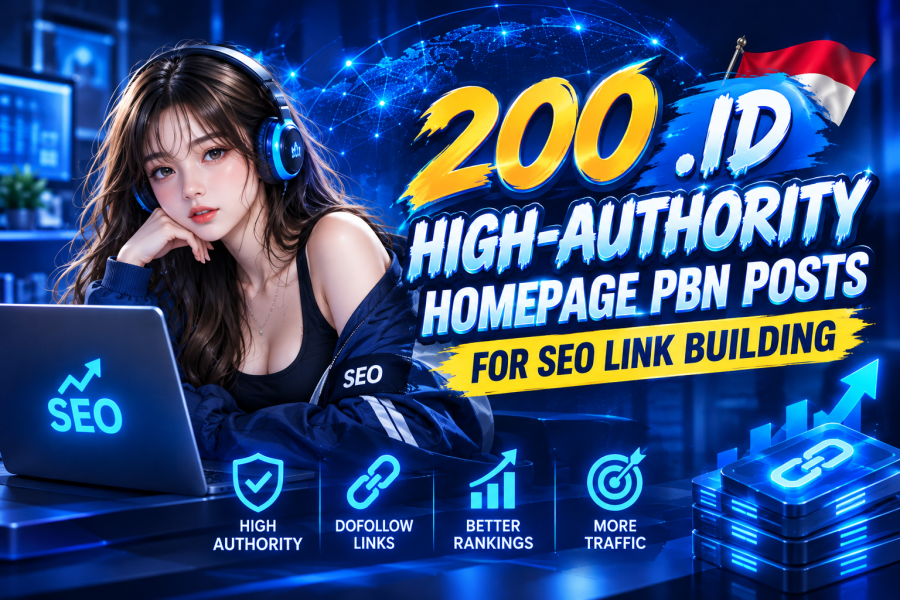 200 .ID High-Authority Homepage PBN Posts for SEO Link Building