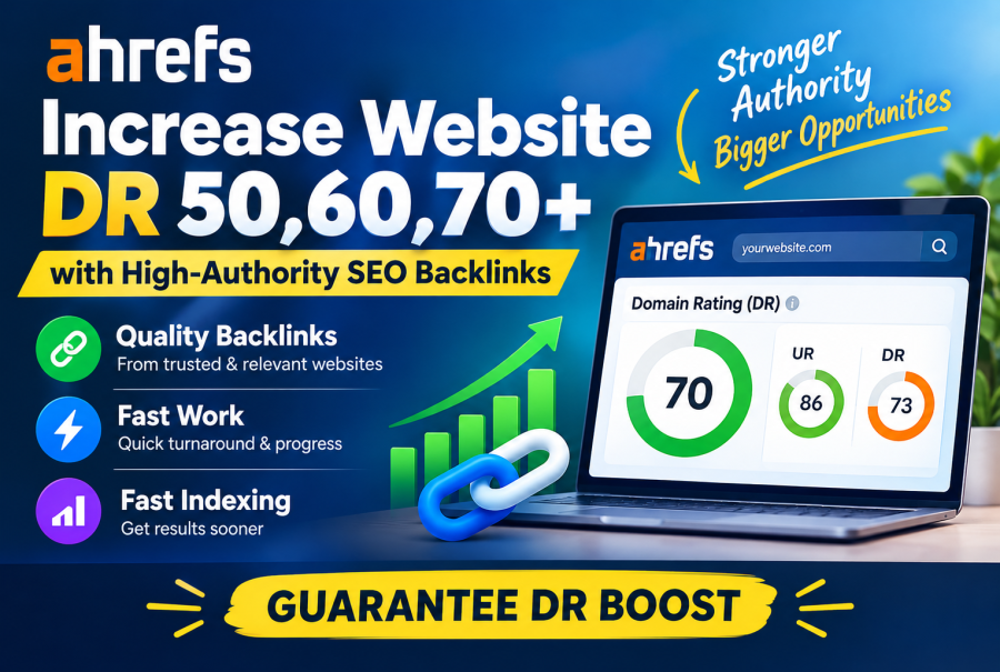 Achieve Ahrefs DR 70 with Strategic Link Building Services