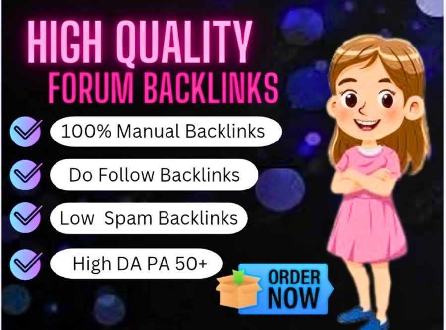 I Will Manually Create 60 High-Quality Forum Backlinks on Top Authority Sites for SEO Boost