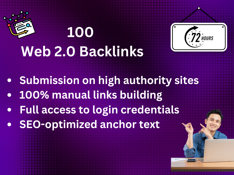 Skyrocket Your Website's Rankings with 100 Powerful Web 2.0 Backlinks