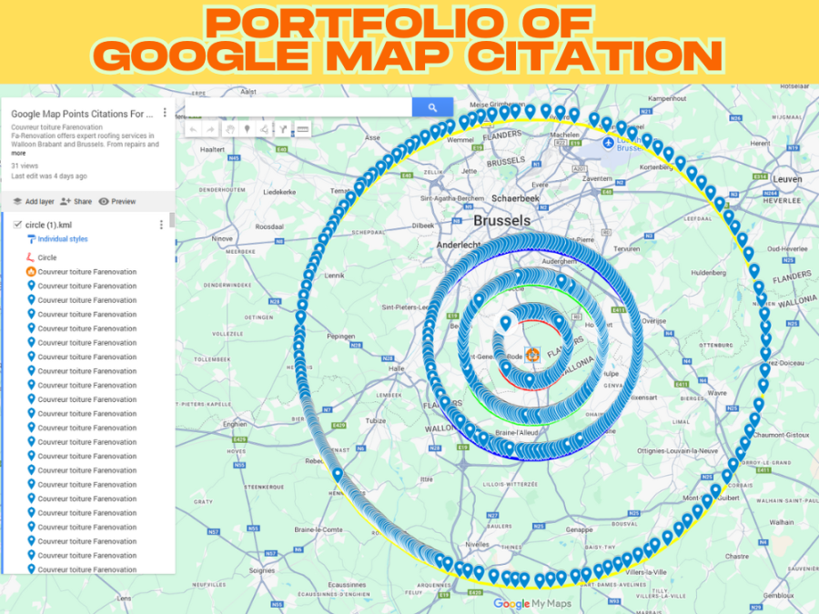 Get 1000+ Google Map Points Citations For Any Country To Improve Local SEO & GMB Ranking.