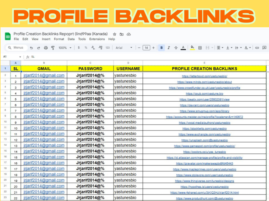 Boost SEO with 60 High-Quality Profile Creation Backlinks To Build Authority Fast
