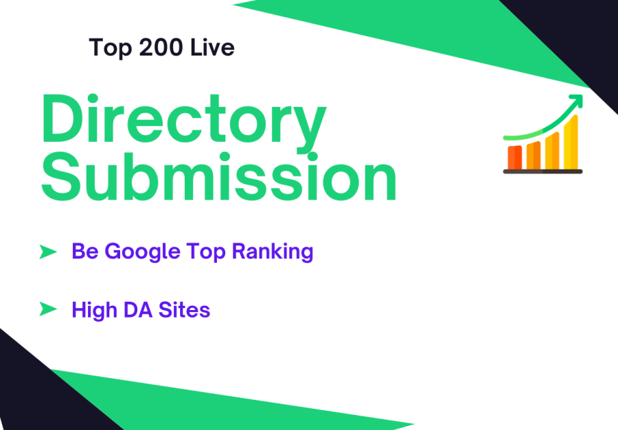 High authority 200 Directory Submission Off Page SEO Backlinks 