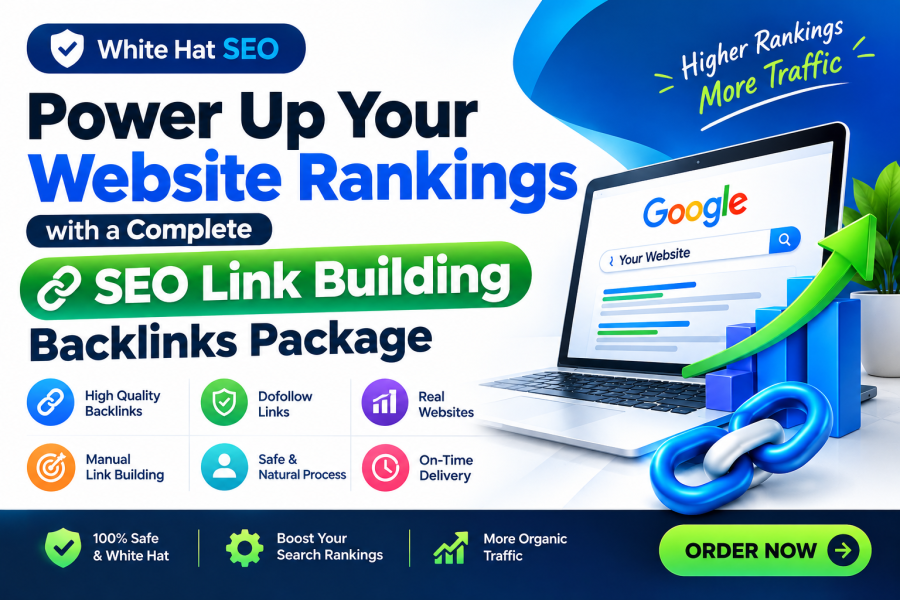 Power Up Your Website Rankings with a Complete SEO Link Building Backlinks Package