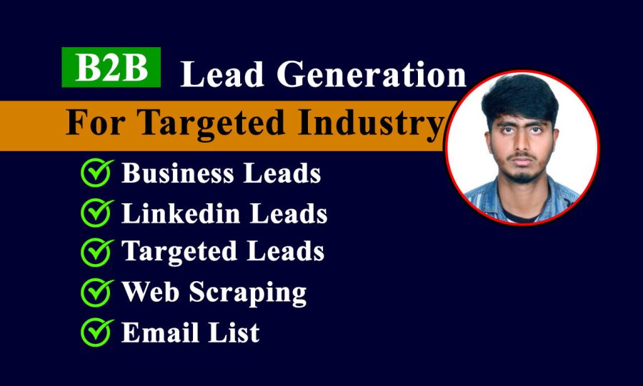 I will do lead generation, list building and data scraping
