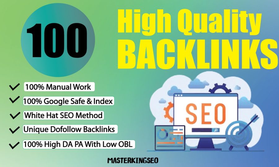 100 SEO Backlinks to Increase Website Authority & Search Visibility