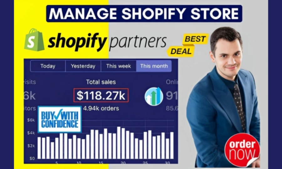 I will build expert Shopify dropshipping store, Shopify website